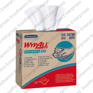 Wypall X60 Wipers / Pop-Up Box / White / 42.60 cm x 23.10 cm, 34790 (Pack of 10)